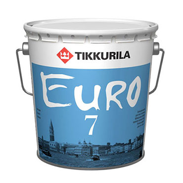 Моющаяся краска для стен и потолков Tikkurila Euro 7 (10л)