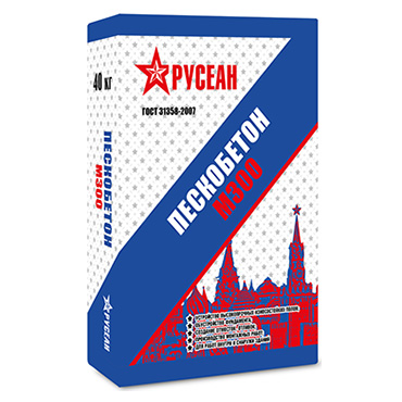 Пескобетон М300 Русеан 40 кг